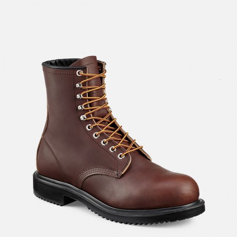 Red Wing SuperSole 8-inch Seguridad Puntera Boot Negros | LDQ-789034