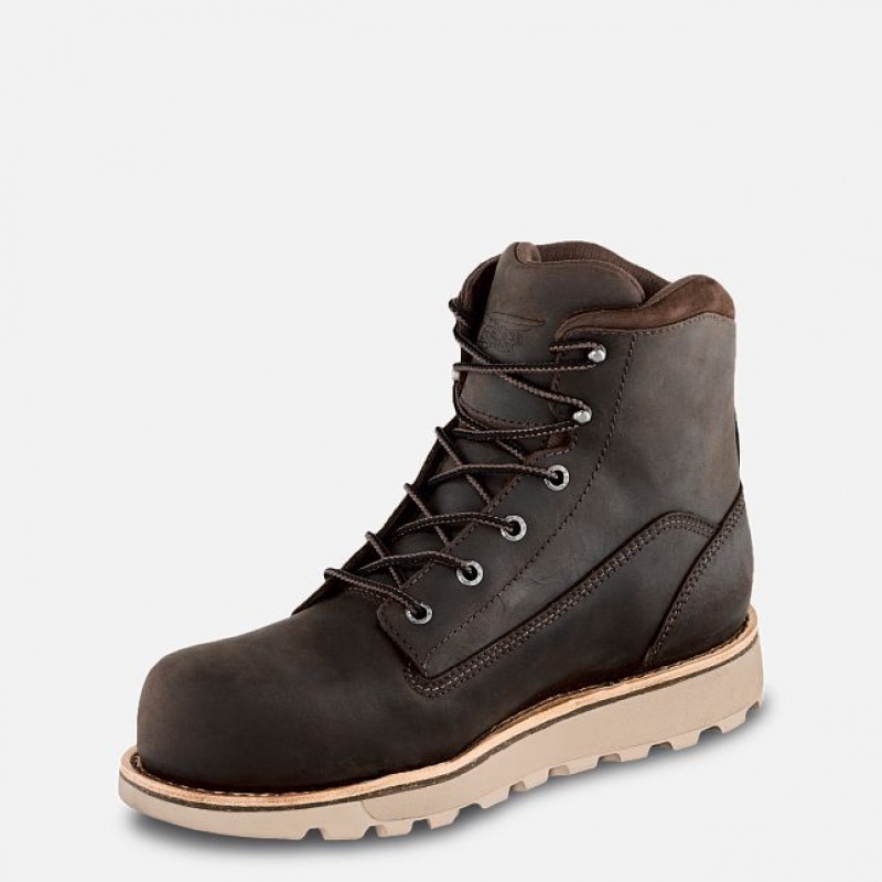 Red Wing Traction Tred Lite 6-inch Impermeables Seguridad Puntera Boot Marrom | HGK-841723