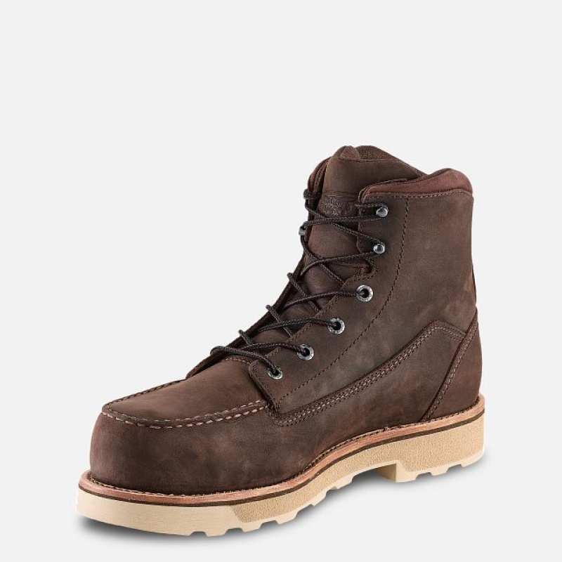 Red Wing Traction Tred Lite 6-inch Seguridad Puntera Boot Marrom | IMV-309812