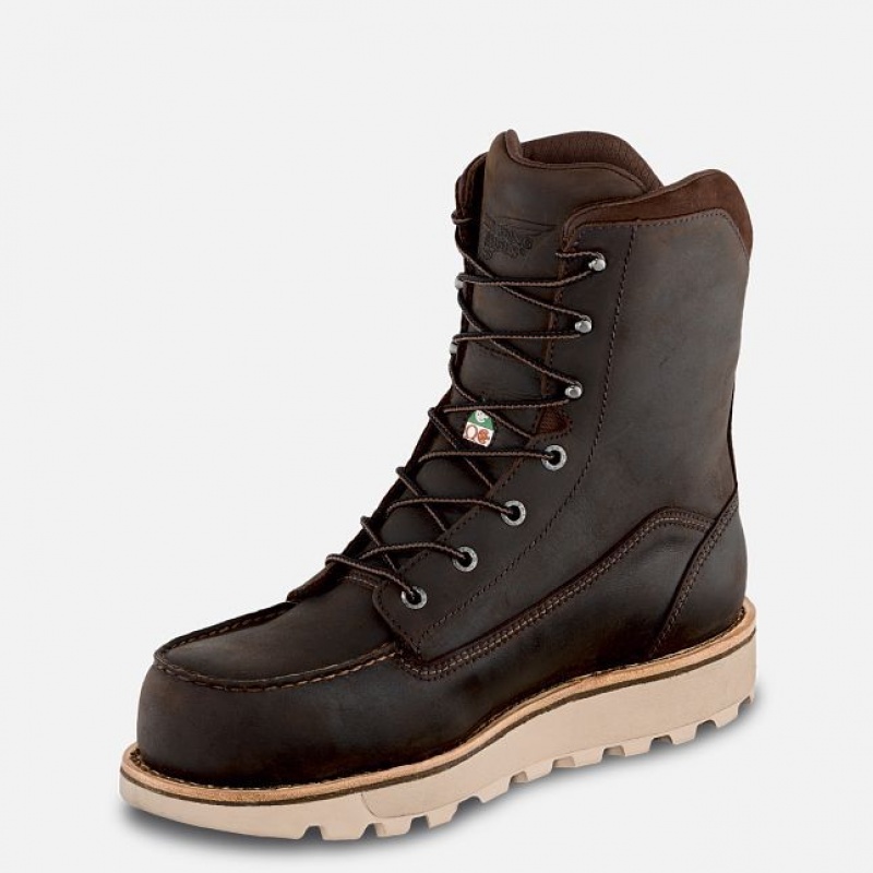 Red Wing Traction Tred Lite 8-inch Impermeables CSA Seguridad Puntera Boot Marrom | THS-817069