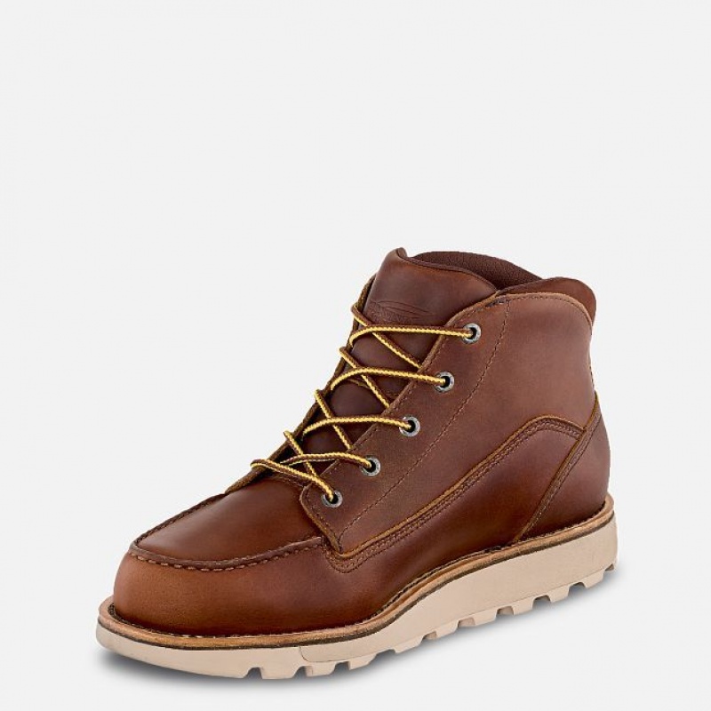 Red Wing Traction Tred Lite Impermeables Soft Puntera Chukka Marrom | ZCH-701463