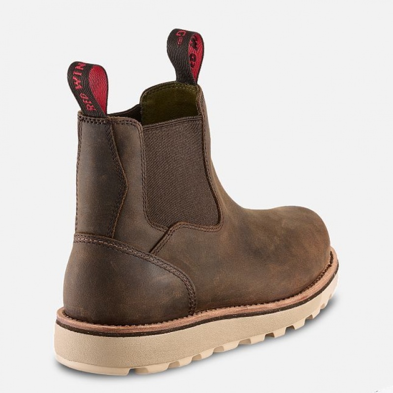 Red Wing Traction Tred Lite Soft Puntera Chelsea Marrom | KQN-159843