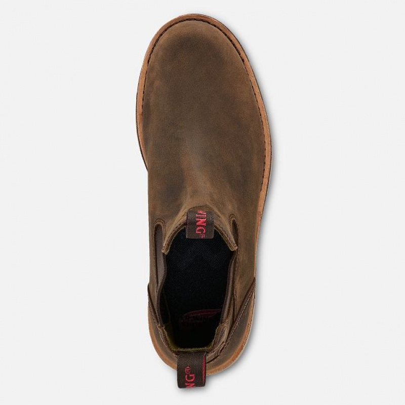 Red Wing Traction Tred Lite Soft Puntera Chelsea Marrom | KQN-159843