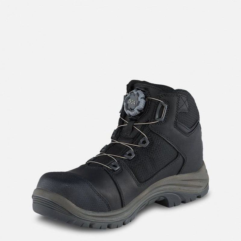 Red Wing Tradesman 5-inch Impermeables Seguridad Puntera Hiker Boot Negros Grises | TWL-683452