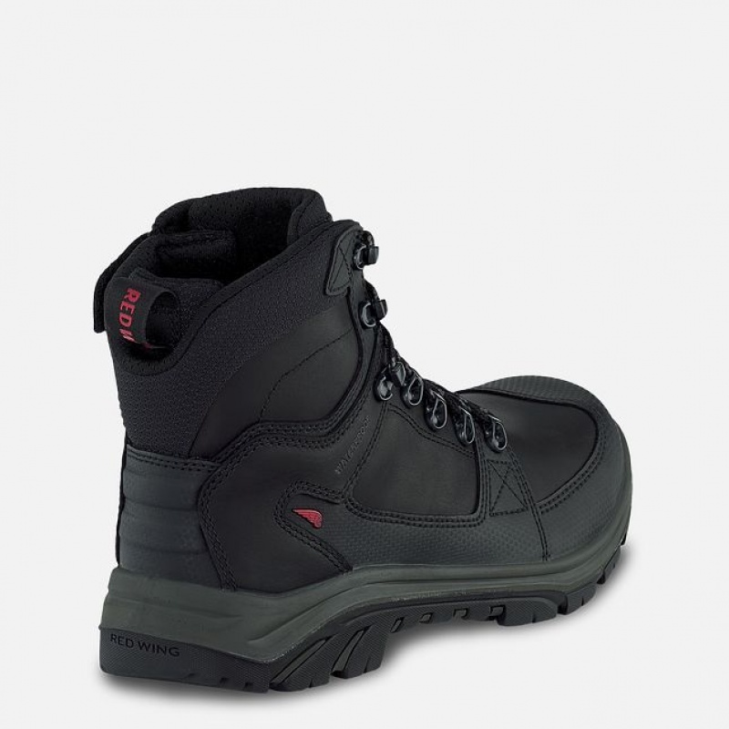 Red Wing Tradesman 6-inch Side-Zip Impermeables CSA Seguridad Puntera Boot Negros Verde Oliva | MRA-294603