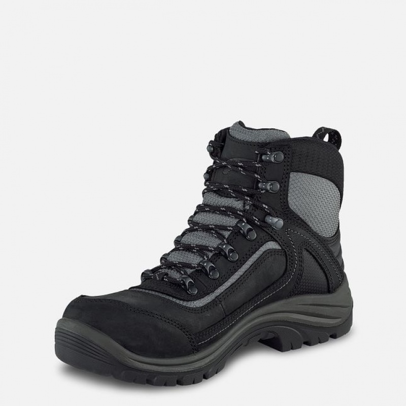 Red Wing Tradeswoman 6-inch Impermeables Seguridad Puntera Boot Negros Grises | QZE-670398