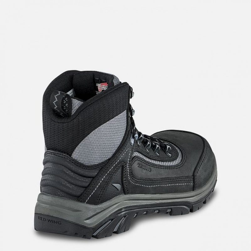 Red Wing Tradeswoman 6-inch Impermeables CSA Seguridad Puntera Hiker Boot Negros Grises | PQT-852941