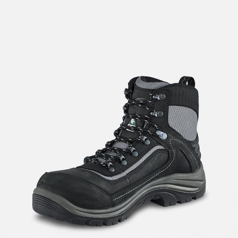 Red Wing Tradeswoman 6-inch Impermeables CSA Seguridad Puntera Hiker Boot Negros Grises | PQT-852941